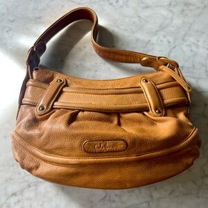 Cole Haan Soft Camel Brown Leather Shoulder Bag